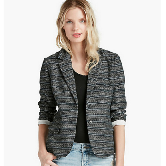 Lucky Brand Jackets & Blazers - NEW Lucky Tweed Patterned Blazer
